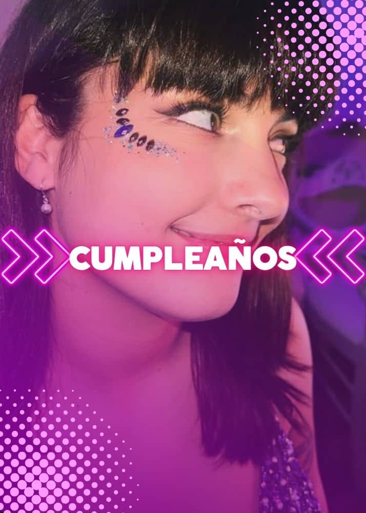 Glitter Bar para cumpleaños